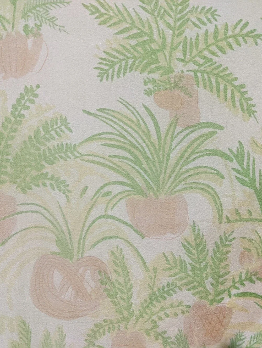 Vintage Vera Neumann Sheer Potted Plant Square Scarf